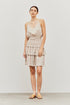 TENCEL SMOCKED WAIST DRESS